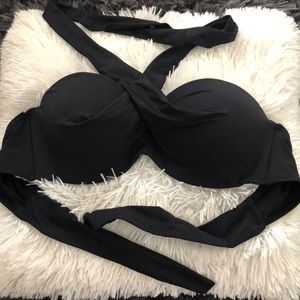CoCo Reef 5 Way Bra Sized Black Swim top